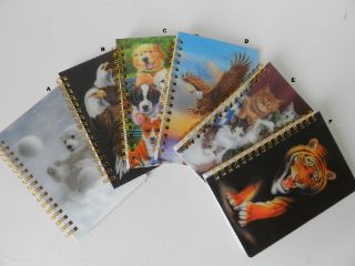 Obrázek z Zápisník 3D 93x135mm, mix, 50l zvířata 